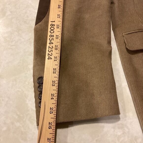 Chaps Ralph Lauren Corduroy Blazer Men’s 46L Ralphcore Preppy Light Academia - Picture 10 of 14